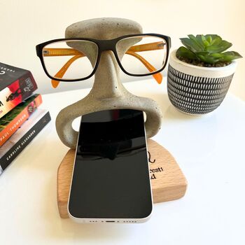 Personalised Glasses Holder And Phone Stand, 11 of 12