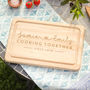 Personalised Cooking Together Chopping Board, thumbnail 4 of 8