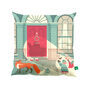 'The Snow Job' Christmas Cushion Cover Quinn The Fox, thumbnail 1 of 3