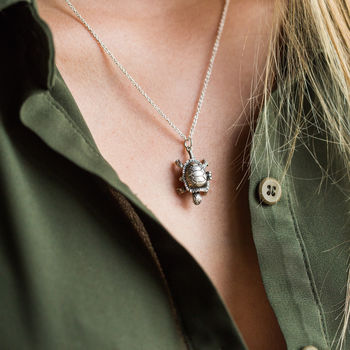 Tortoise And The Hare Charm Necklace, 5 of 7