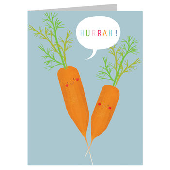 Mini Carrots Congratulations Card, 2 of 5