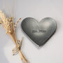 6th Anniversary Gift, Mini Decorative Iron Heart Dish With Smooth Metallic Finish, thumbnail 5 of 9