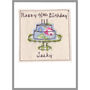 Personalised 50th Birthday Cupcake Card For Her, thumbnail 7 of 8