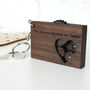 Personalised Wooden Gears And Cogs Keyring, thumbnail 6 of 6