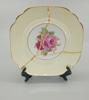 Decorative Kintsugi Plate, 3 of 4