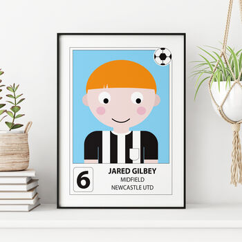 Personalised Football Player Print, 8 of 9