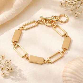 70th Birthday Seven Link Toggle Bracelet, 2 of 7