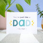 Like A Dad To Me Card, thumbnail 1 of 7