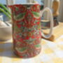 Small Jug In Red Strawberry Thief Design, thumbnail 1 of 9