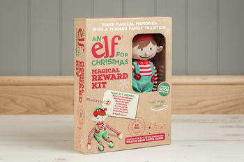 Boy Christmas Elf Toy And Magical Reward Kit, 2 of 8