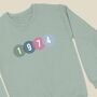 Birth Year Circle Sweatshirt, thumbnail 6 of 6