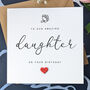 Personalised Handmade Birthday Card For Special Daughter, thumbnail 3 of 4