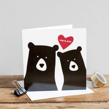 Me And You, Anniversary Selfie Bear Card, 3 of 4