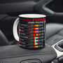Formula 2026 Racing Calendar Mug Red Edition, thumbnail 1 of 9