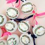 Hand Painted Personalised Ceramic Baubles, thumbnail 1 of 2