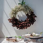 Plum Pudding Front Door Wreath, thumbnail 2 of 2