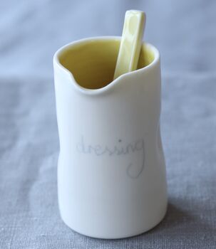 Watercolour Porcelain Dressing Jug And Spoon, 7 of 8