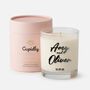 Personalised Scented Candle | Luxury Soy Wax | Add Your Names | Custom Anniversary Or Birthday Gift For Her, thumbnail 2 of 7