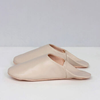 Women's Basic Moroccan Leather Slippers, 4 of 12