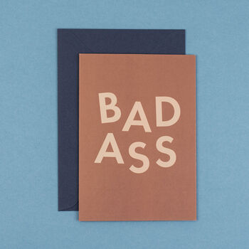 'Bad Ass' Funny Congratulations And Well Done Card, 3 of 8
