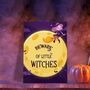 Witchy Moon Halloween Sign, thumbnail 1 of 3