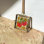 Tomatoes Gingham Embroidered Framed Keepsake, thumbnail 2 of 7
