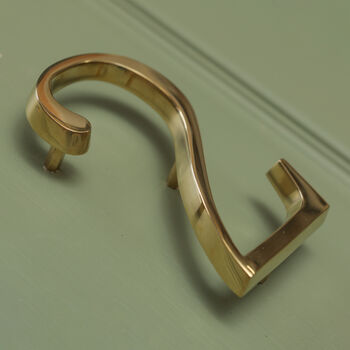 Premium Floating Plain House Numbers In Brass Finish, 6 of 12