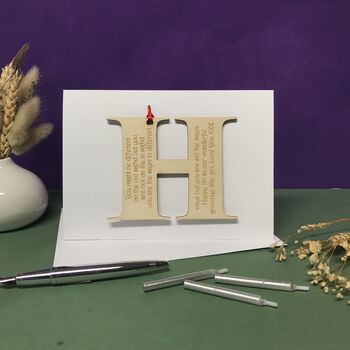 Personalised Initial Letter Birthday Cards, 9 of 12