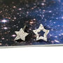 Sterling Silver Mini Rock Star Mismatched Earrings, thumbnail 5 of 12