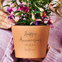 Personalised Anniversary Gift Flower Pot, thumbnail 2 of 4
