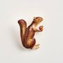 Cheeky Squirrel Brooch, thumbnail 1 of 6
