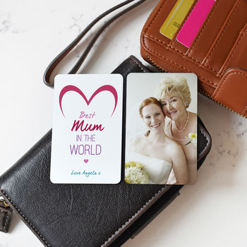 Personalised Best Mummy Double Sided Wallet Photo Cards, 2 of 4