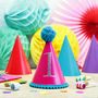 Colourful Any Name Party Hat, thumbnail 5 of 7