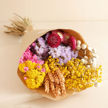 Bright Market Style Dried Flower Bouquet, 2 of 2