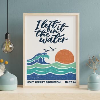 Personalised Adult Baptism Print All Things New, 9 of 10