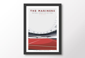 Grimsby Town The Mariners London Stadium 2022 Poster, 8 of 8
