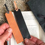 Couples Set Of Leather Bookmarks With Heart Detail, thumbnail 1 of 4