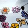 Pink Peony Flowers Stained Glass Gifts By Post, thumbnail 6 of 6