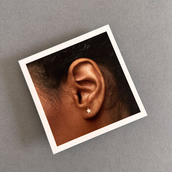 Friendship Star Sterling Silver Earrings, 6 of 10