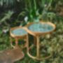 Boho Carbis Rattan Eco Friendly Table Set, thumbnail 2 of 10