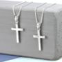 Personalised Sterling Silver Cross Necklace, thumbnail 5 of 6