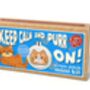 Keep Calm And Purr On! Mini Matchbox Cross Stitch Kit, thumbnail 10 of 12
