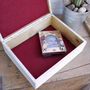 Personalised Wooden Christening Keepsake Box, thumbnail 3 of 4
