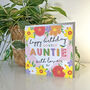 Celebration Birthday Auntie Card, thumbnail 2 of 2