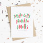 Jingle Bells My Grandad/Grandpa Smells A6 Card, thumbnail 2 of 2