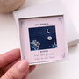 Angel Number Asymmetrical Sterling Silver Earrings, thumbnail 7 of 11