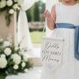 Personalised Wedding Carry Flag, thumbnail 1 of 8