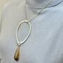 Teardrop Statement Necklace, thumbnail 1 of 11