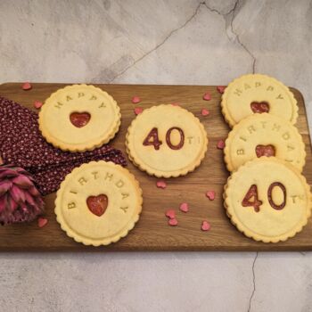 Happy 40th Birthday Biscuits Box, 2 of 4