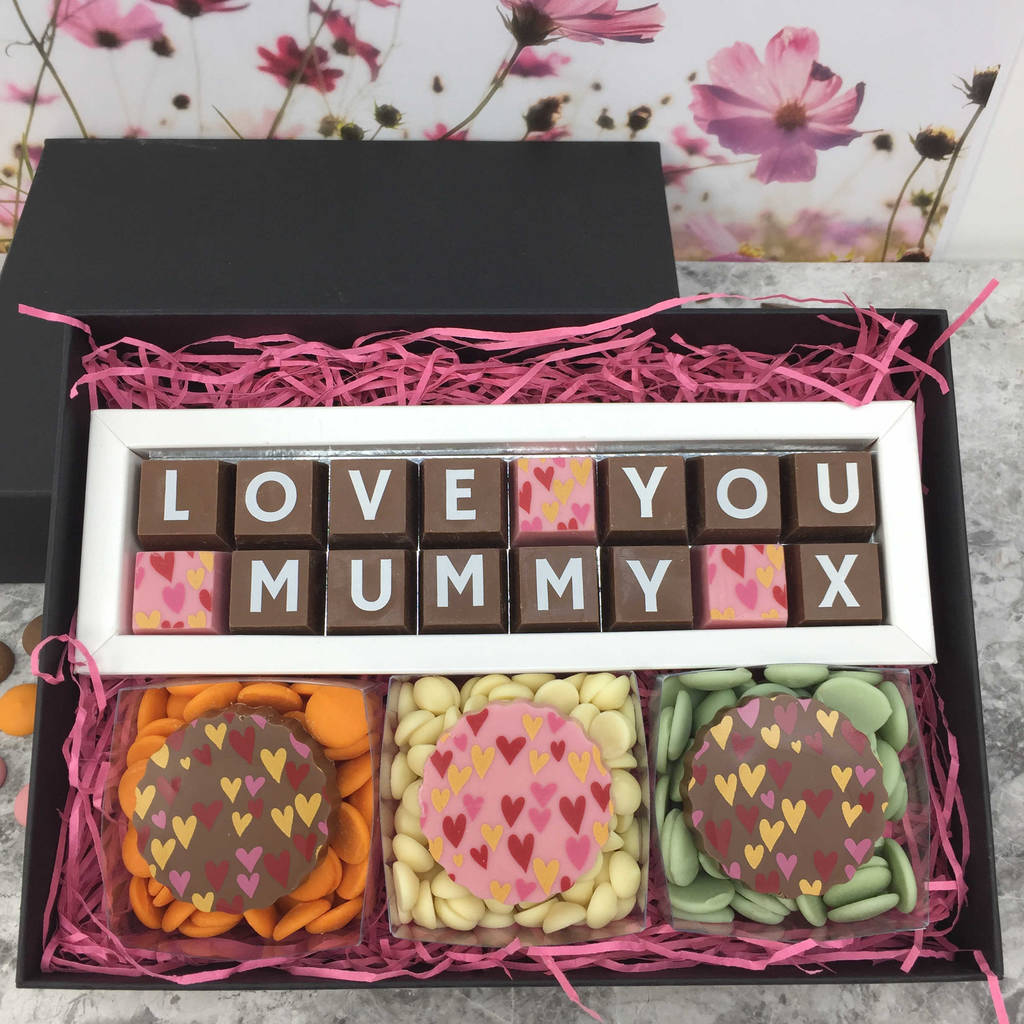 Personalised Chocolate Gift Box For Mum Or Nanny By Cocoapod Chocolates